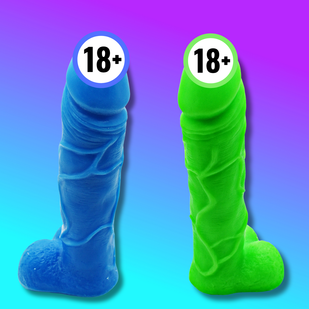NEON Large 3D Willy Soap ( x 3)