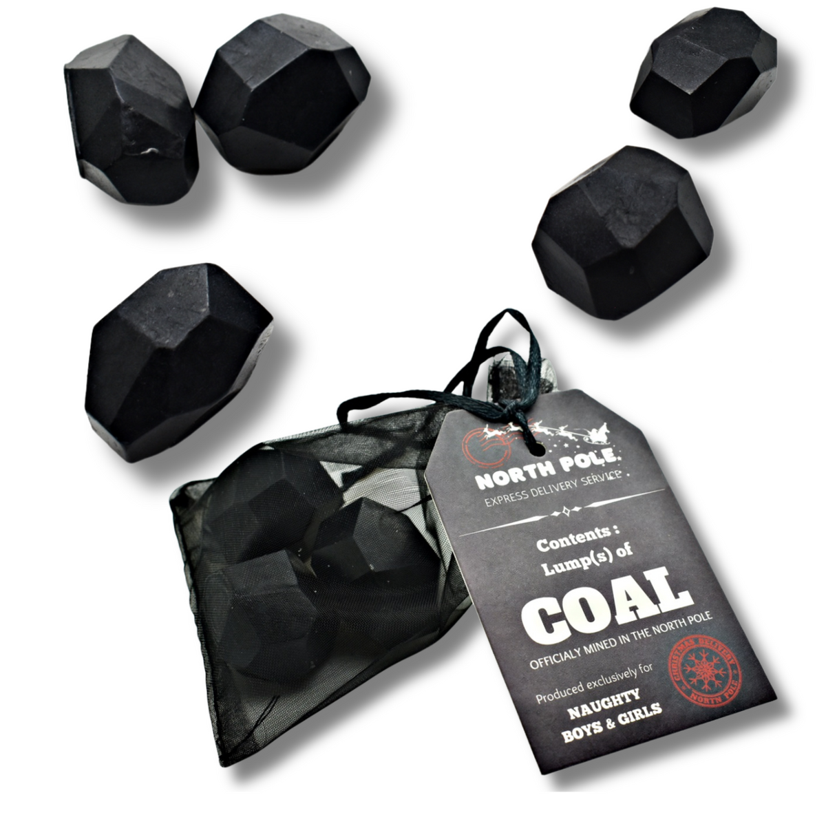 Bag of Coal Soap ( x 5)