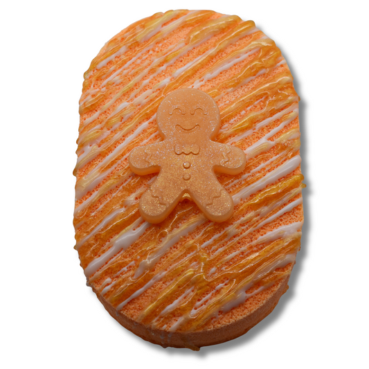 Gingerbread Soap Sponge  ( x 3)