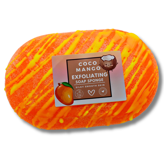 Coco Mango Soap Sponge ( x 5)