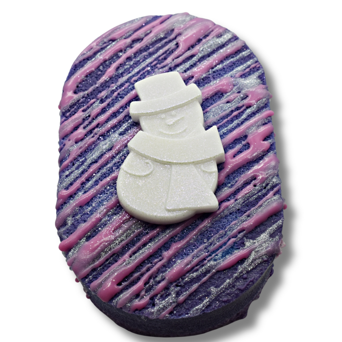 Snowman Soap Sponge  ( x 3)
