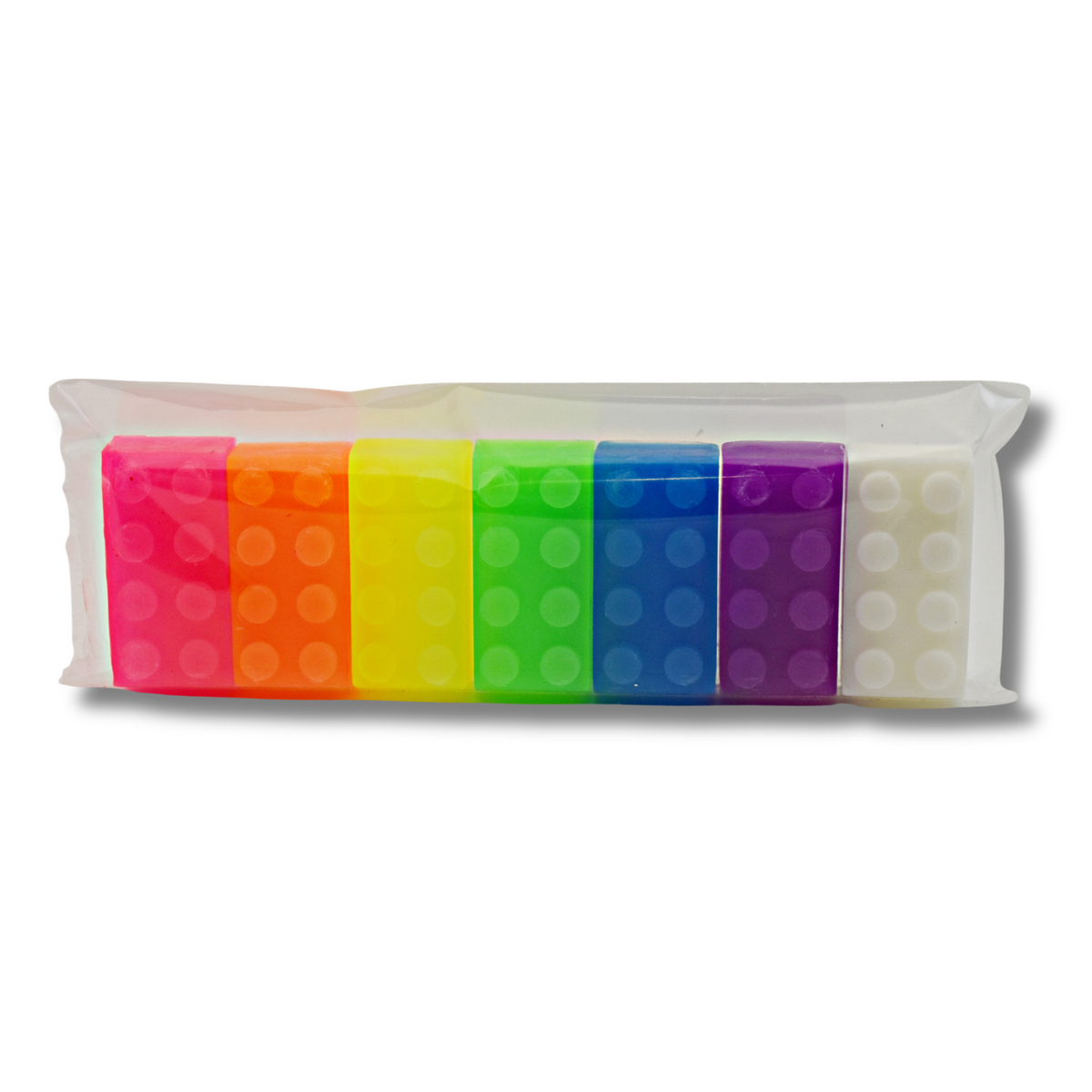 Mini Bricks Rainbow Soap Packs ( x 5)