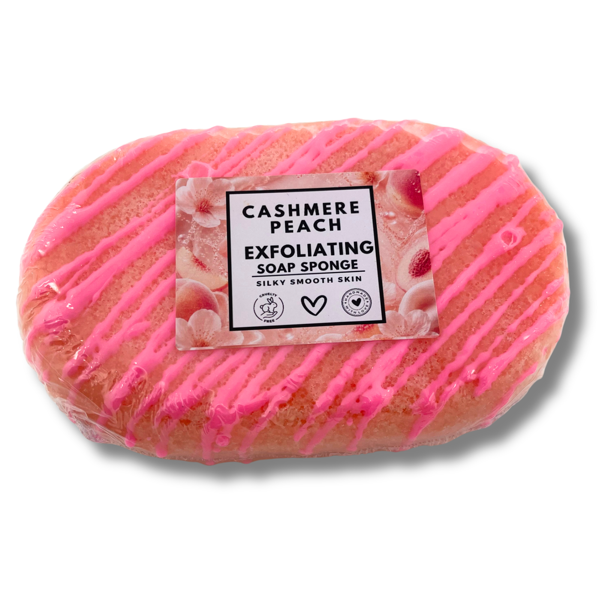 Cashmere Peach Soap Sponge ( x 5)