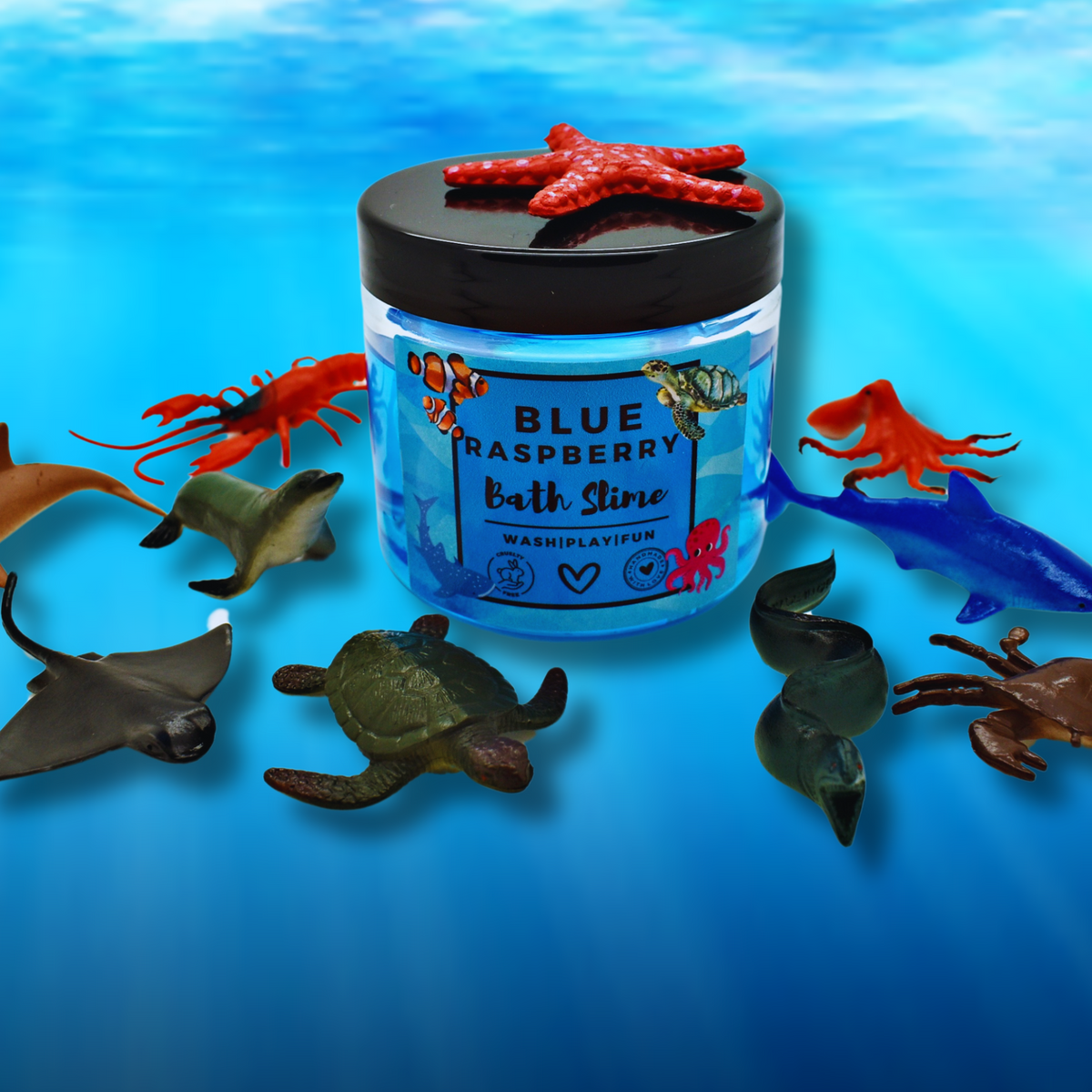 Bath Slime with toys ( x 4)