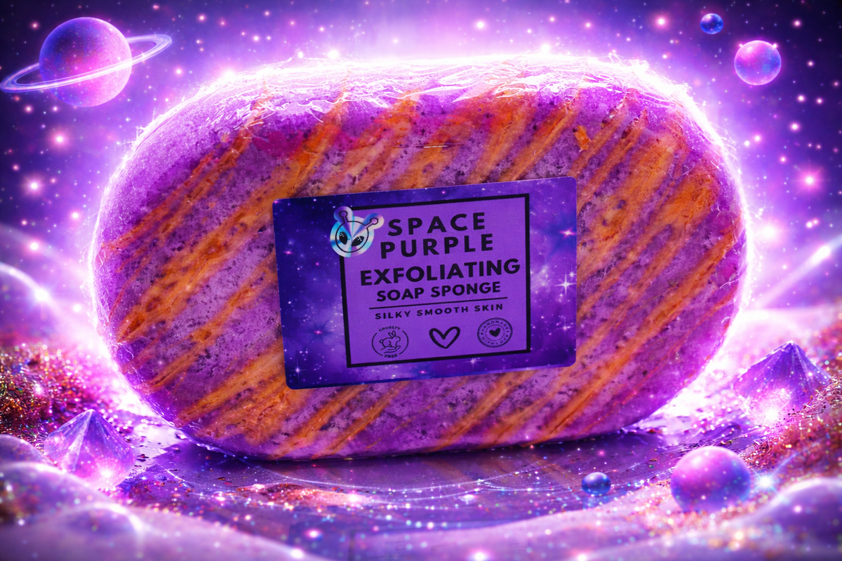 Space Purple Sponge  ( x 5)